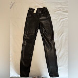NWT ABERCROMBIE & FITCH VEGAN LEATHER PANTS